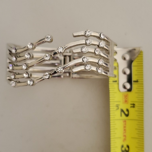 Silver bracelet with crystal stones - Picture 5 of 5